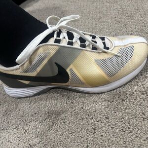 Nike Beige and Black Athletic Sneakers